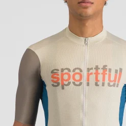 Maglia Sportful Supergiara Logo - Beige