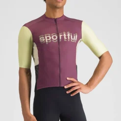 Maglia Sportful Supergiara Logo - Bordeaux