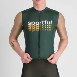 Maglia Sportful Supergiara 2 Logo - Verde