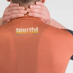 Maglia Sportful Supergiara 2 Logo - Arancio