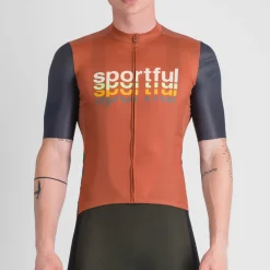 Maglia Sportful Supergiara 2 Logo - Arancio
