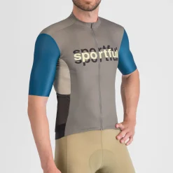 Maglia Sportful Supergiara Logo - Grigio