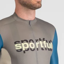 Maglia Sportful Supergiara Logo - Grigio