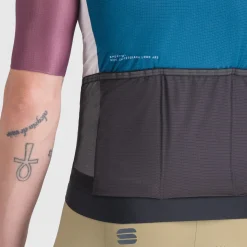 Maglia Sportful Supergiara Logo - Petrolio