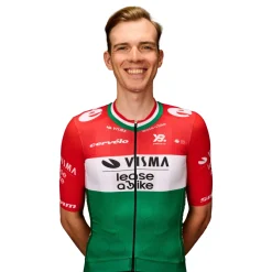 Maglia Team Visma Lease a bike 2025 - Campione Ungherese