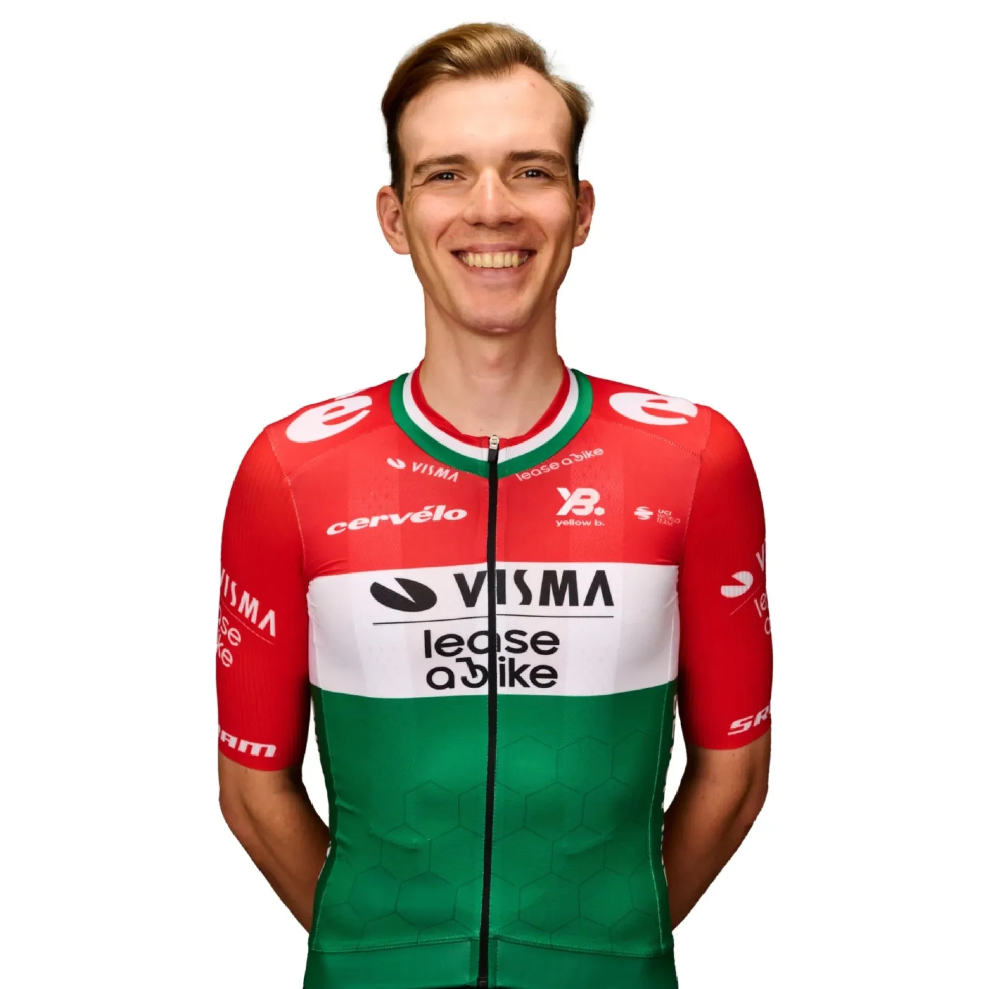 Maglia Team Visma Lease a bike 2025 - Campione Ungherese