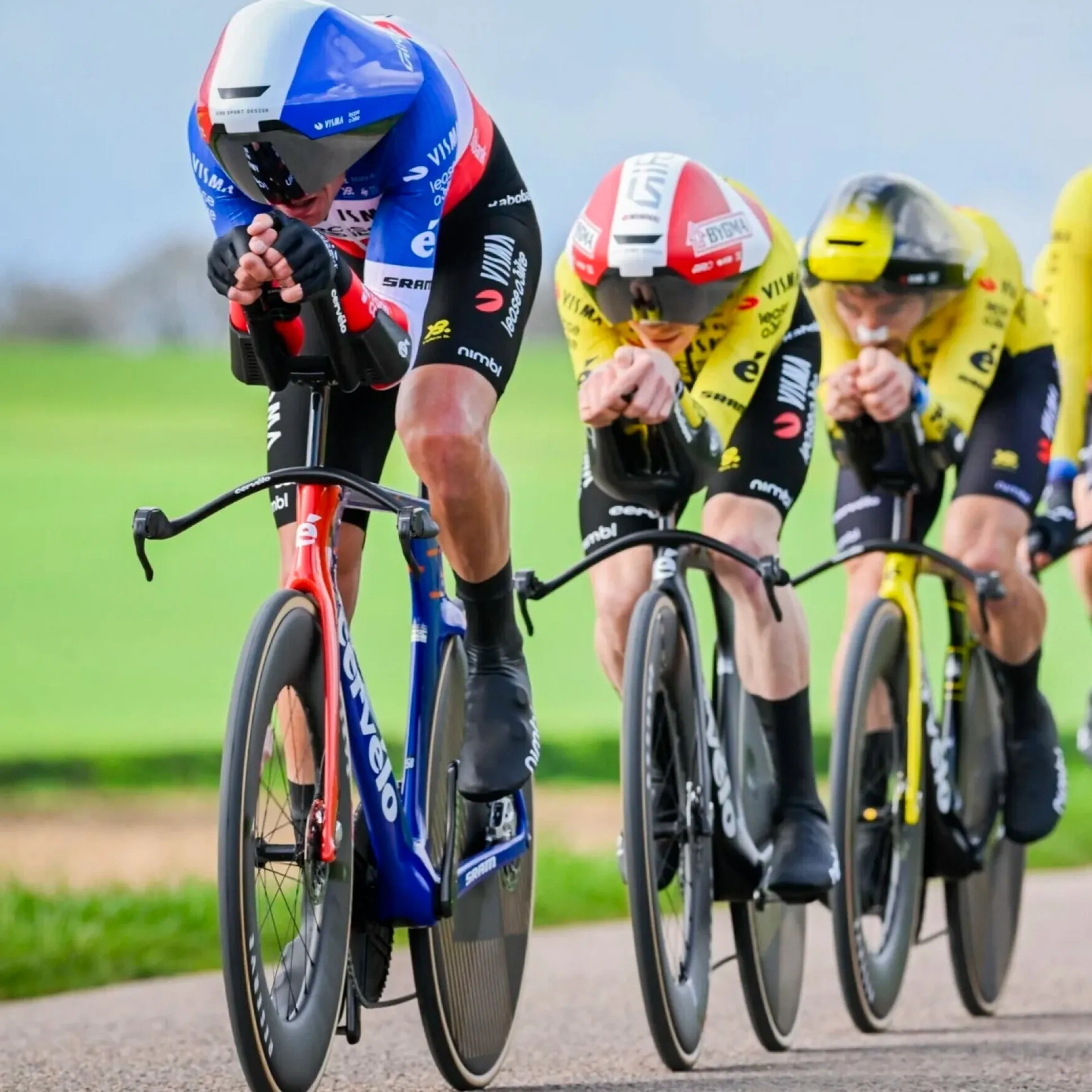 Maglia Team Visma Lease a bike 2026 - Campione Francese crono