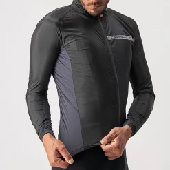 Mantellina Castelli Squadra Stretch - Nero