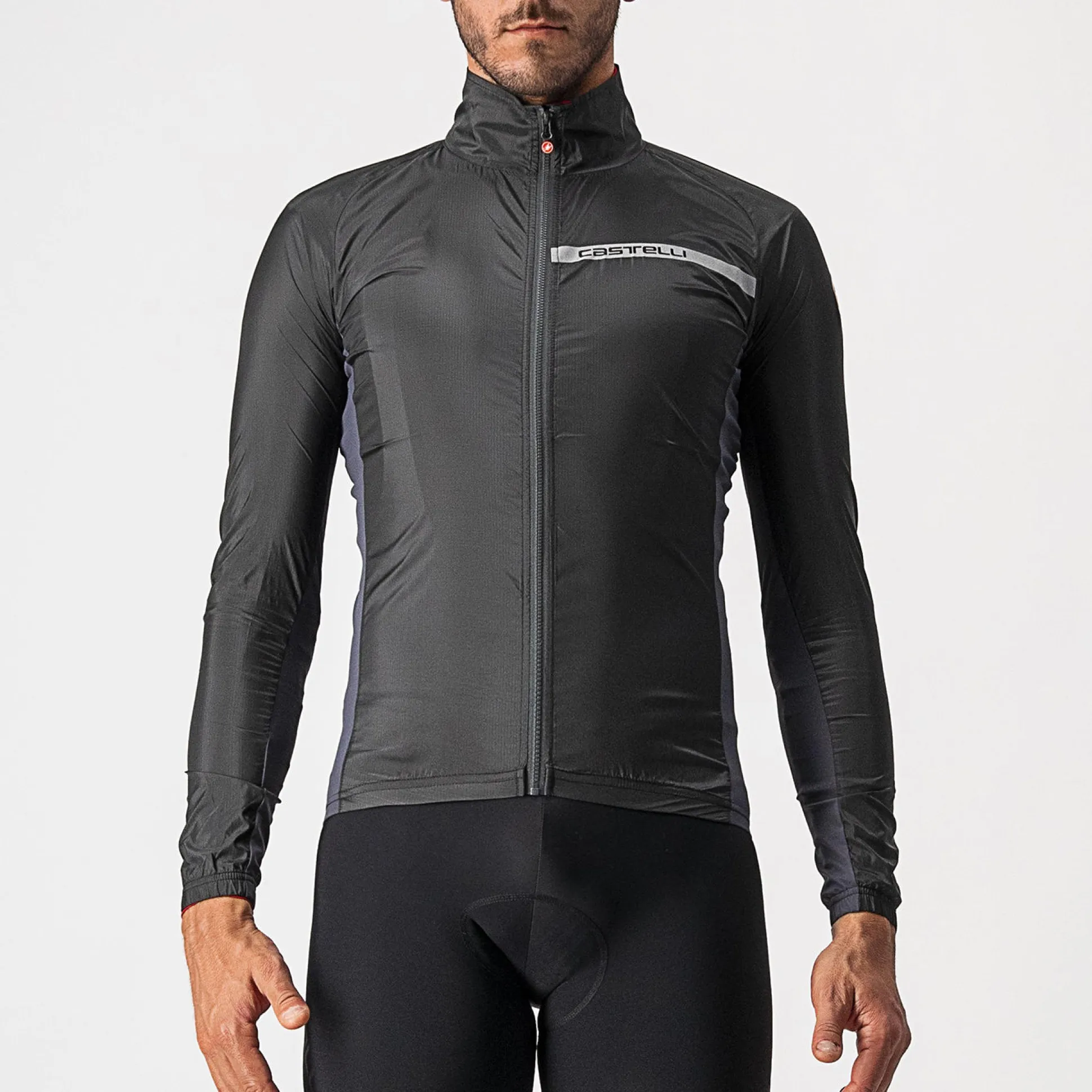 Mantellina Castelli Squadra Stretch - Nero