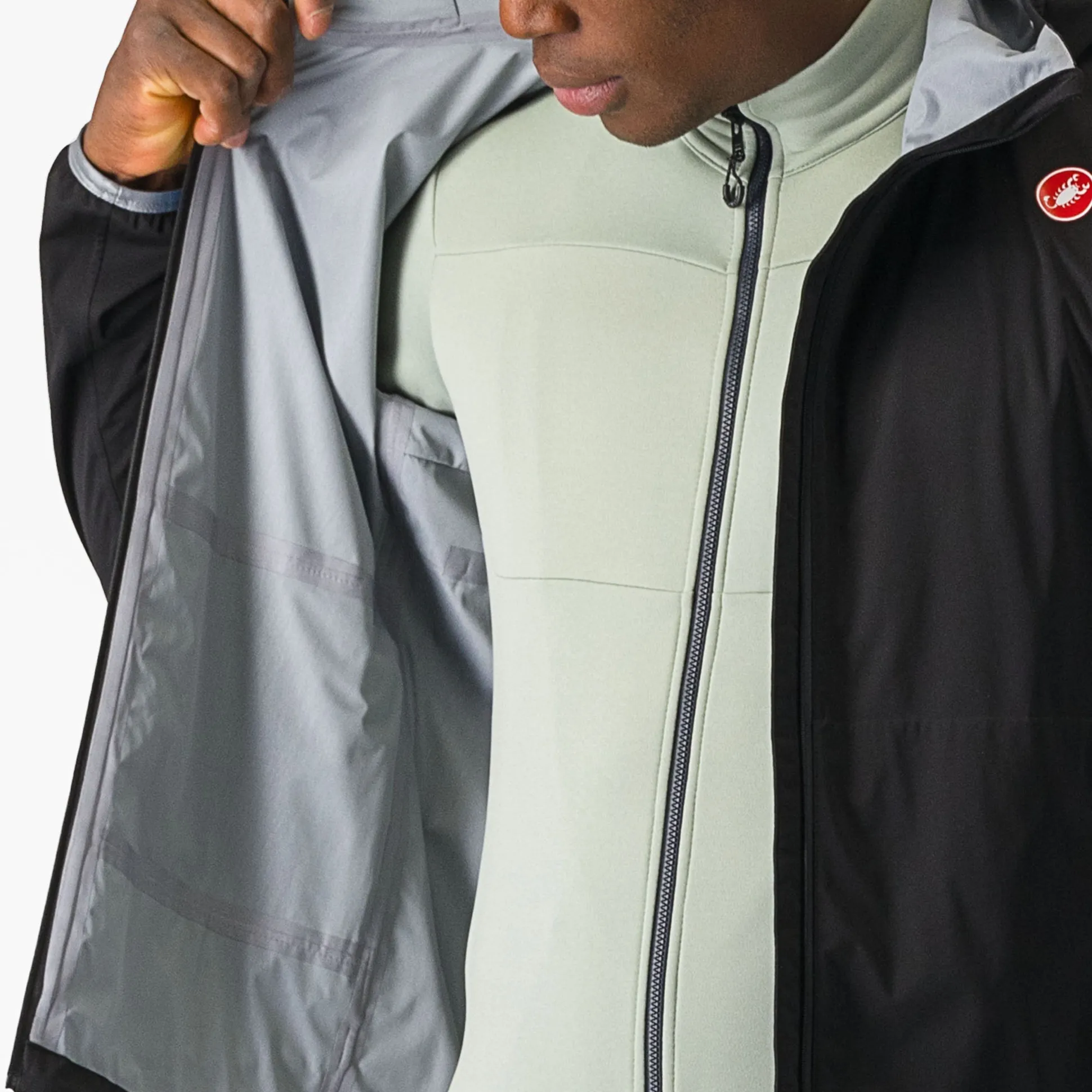 Mantellina Castelli Unlimited Rain - Nero