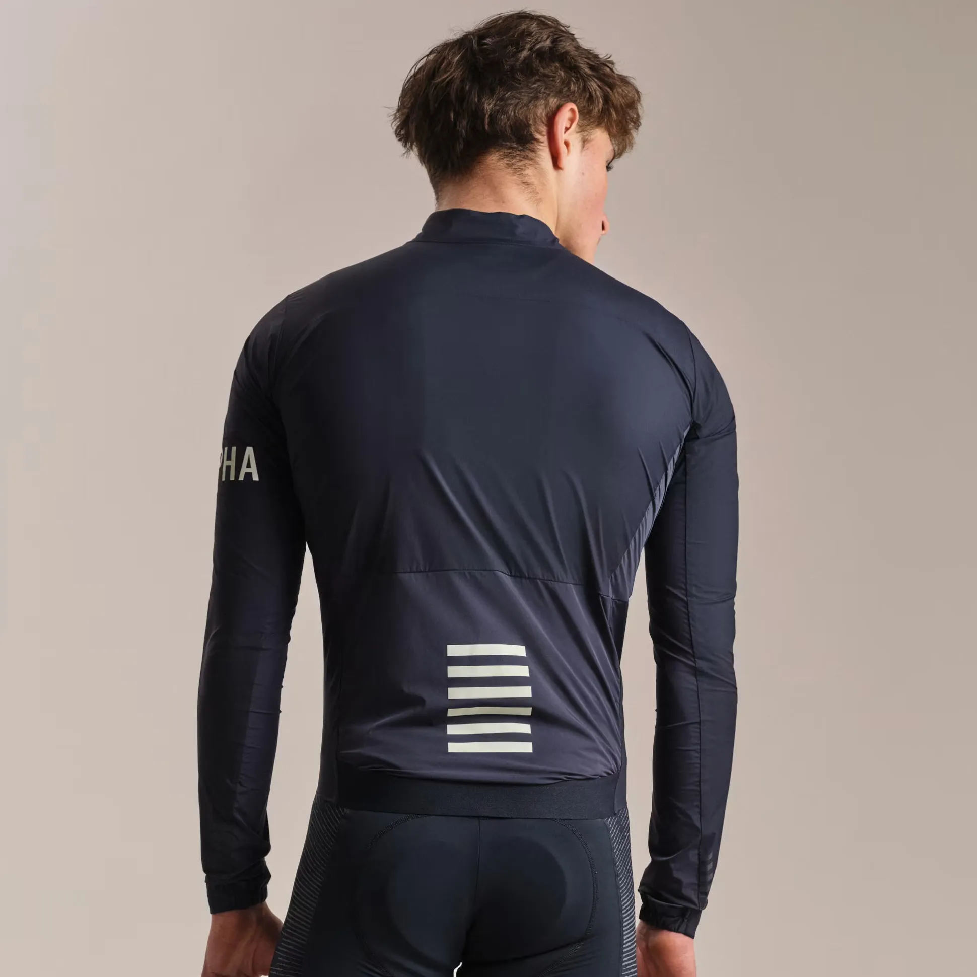 Mantellina Rapha Pro Team Lightweight Wind - Grigio scuro