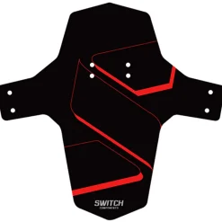 Parafango anteriore Switch MTB - Nero rosso
