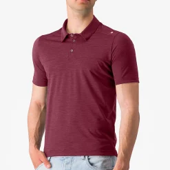 Polo Castelli Merino - Bordeaux