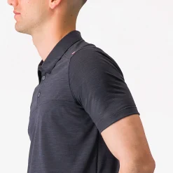 Polo Castelli Merino - Nero