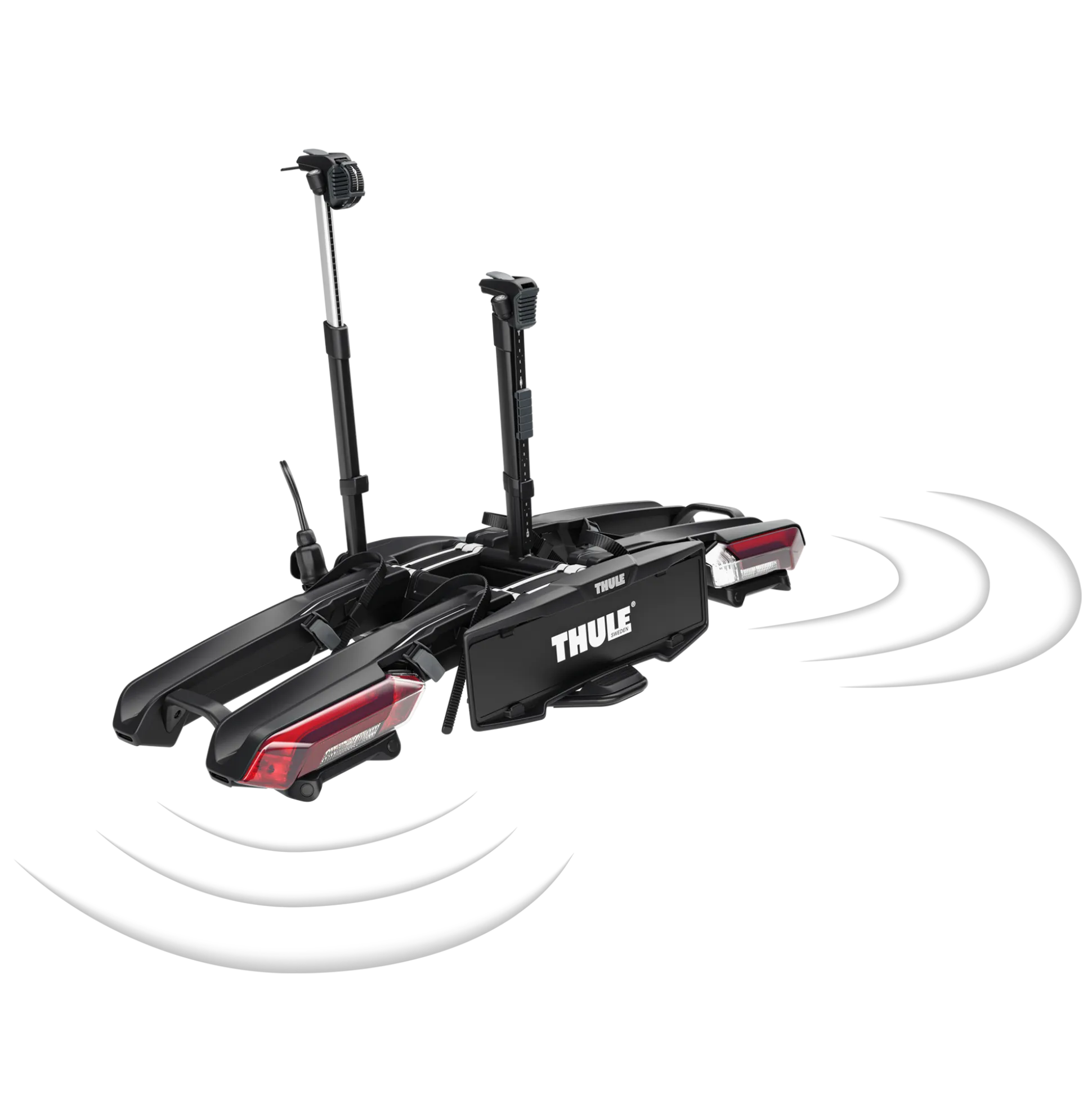 Portabici da installare sul gancio di traino Thule Epos ParkSecure 69cm - Nero