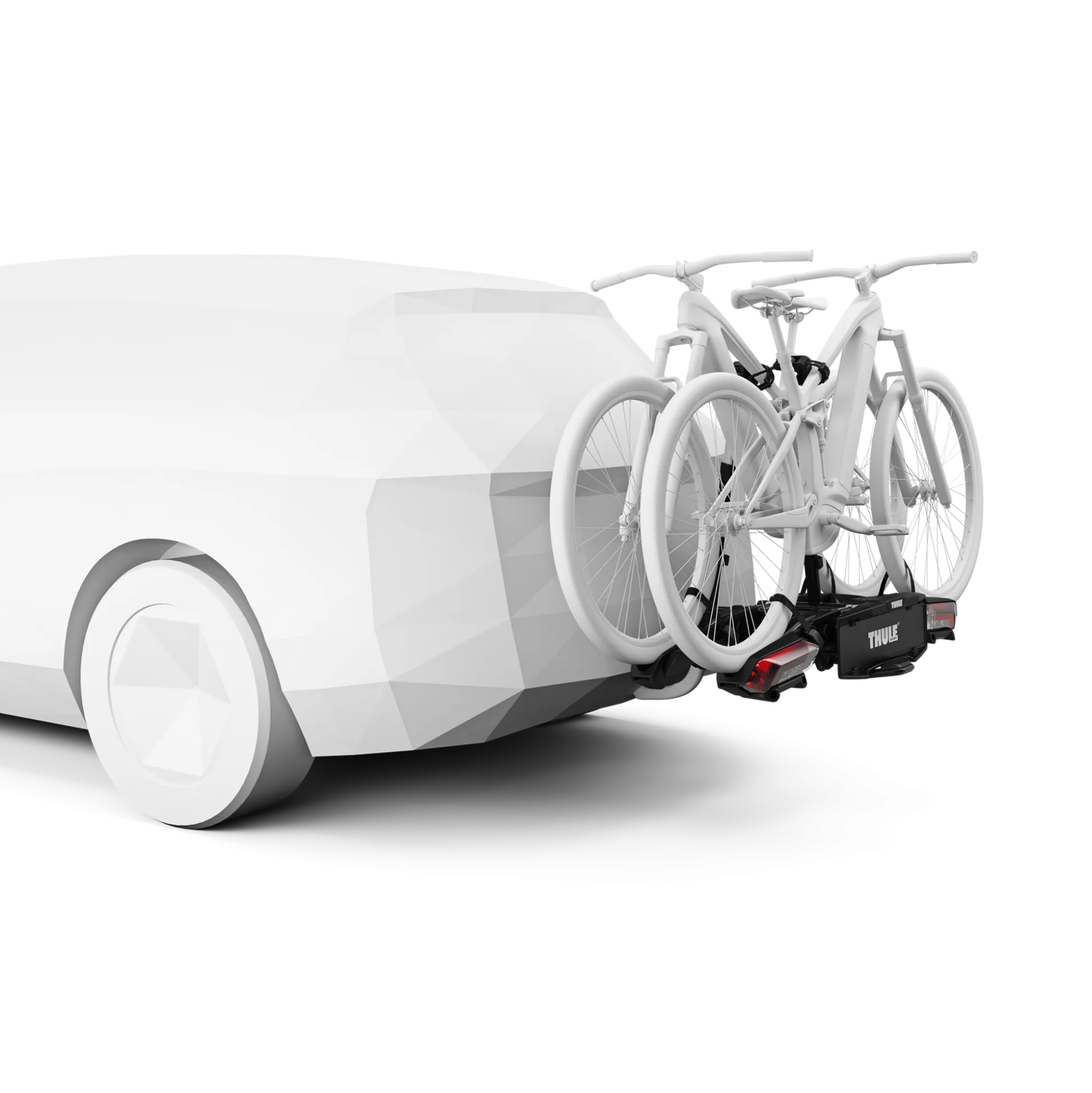 Portabici da installare sul gancio di traino Thule Epos ParkSecure 69cm - Nero
