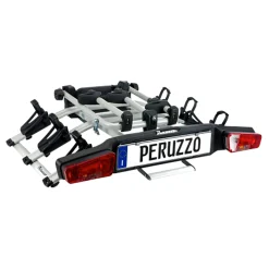 Portabici Peruzzo Zephyr per 3 biciclette per gancio traino