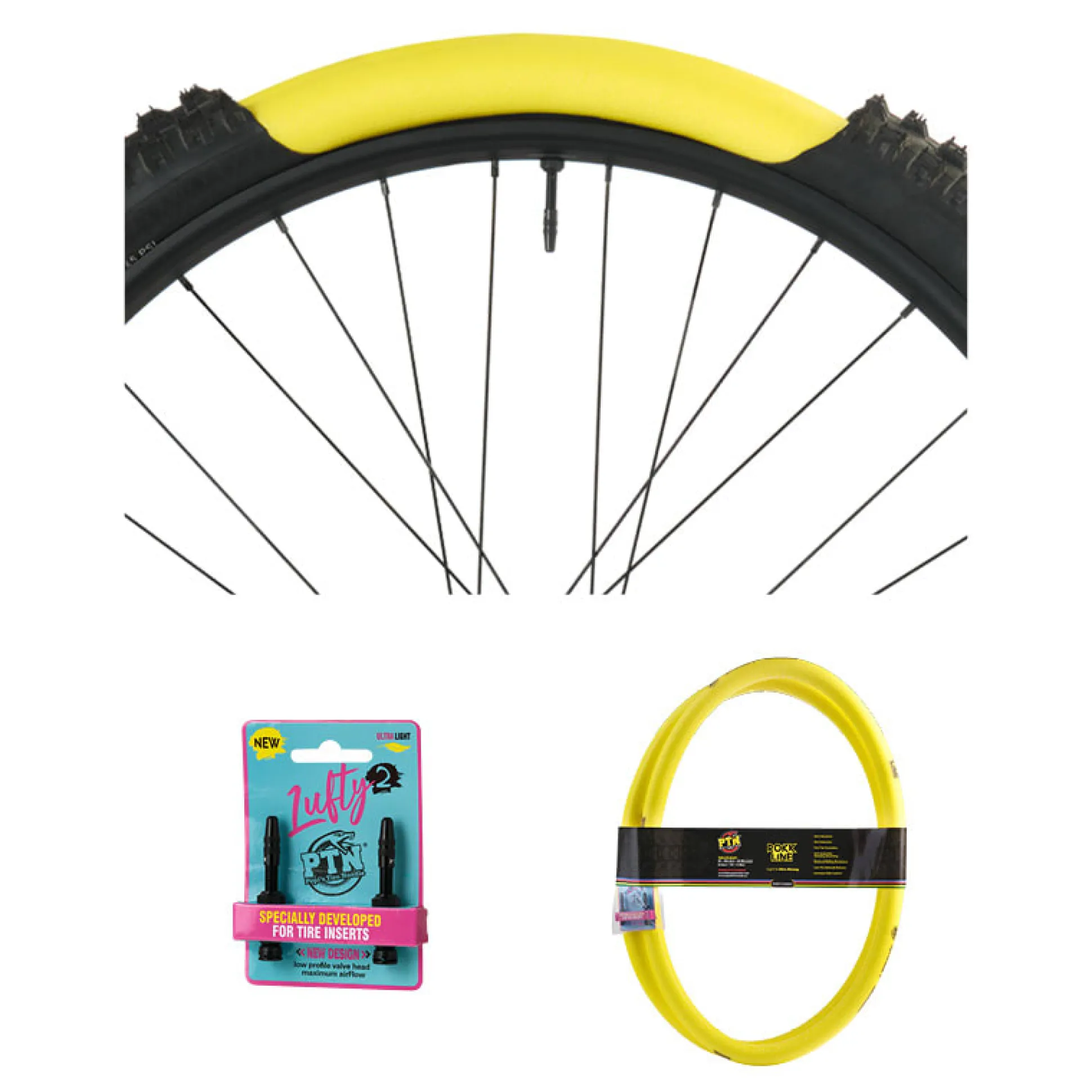 Ptn (Kit) Rokklie S 27,5x2,10-2,30"+ Valvole 47mm