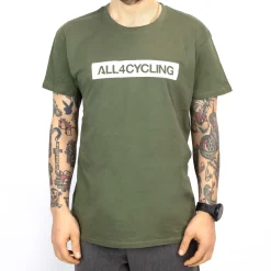 T-Shirt All4cycling - Verde