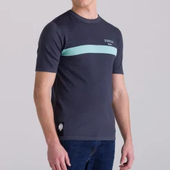 T-Shirt Bianchi Milano Classic - Grigio