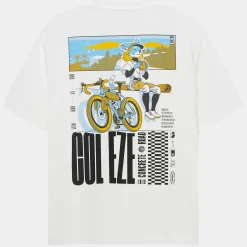 T-Shirt Cafe du Cycliste Col D'Eze - Bianco