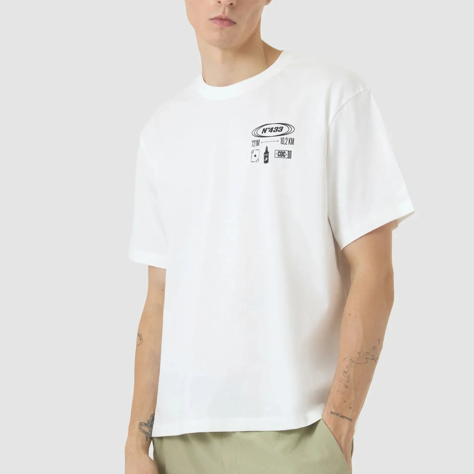 T-Shirt Cafe du Cycliste Col Sa Calobra - Bianco