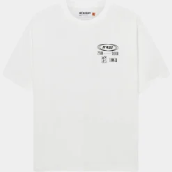 T-Shirt Cafe du Cycliste Col Stelvio - Bianco