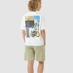 T-Shirt Cafe du Cycliste Col Stelvio - Bianco