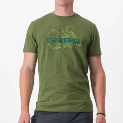 T-Shirt Castelli Finale - Verde