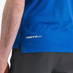 T-Shirt Castelli Italia Merino - Blu