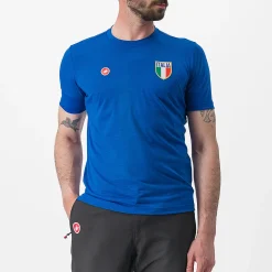 T-Shirt Castelli Italia Merino - Blu