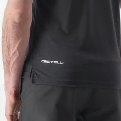T-Shirt Castelli Merino - Nero