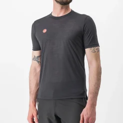 T-Shirt Castelli Merino - Nero