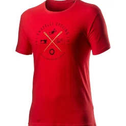 T-Shirt Castelli Sarto - Rosso