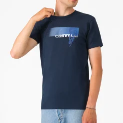 T-Shirt Castelli Veloce - Blu