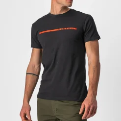 T-Shirt Castelli Ventaglio - Nero