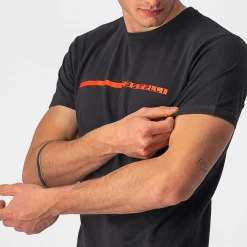 T-Shirt Castelli Ventaglio - Nero