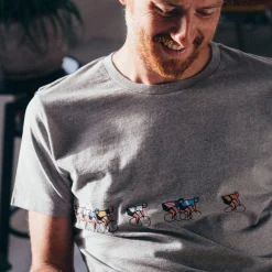 T-Shirt Erstwhile Tete de la Course 70S - Grigio