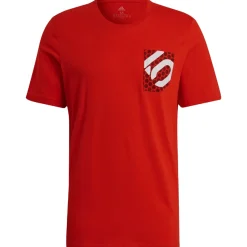 T-Shirt Five Ten Brand of the Brave - Rosso