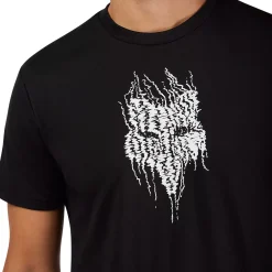 T-Shirt Fox Bark Tech - Nero