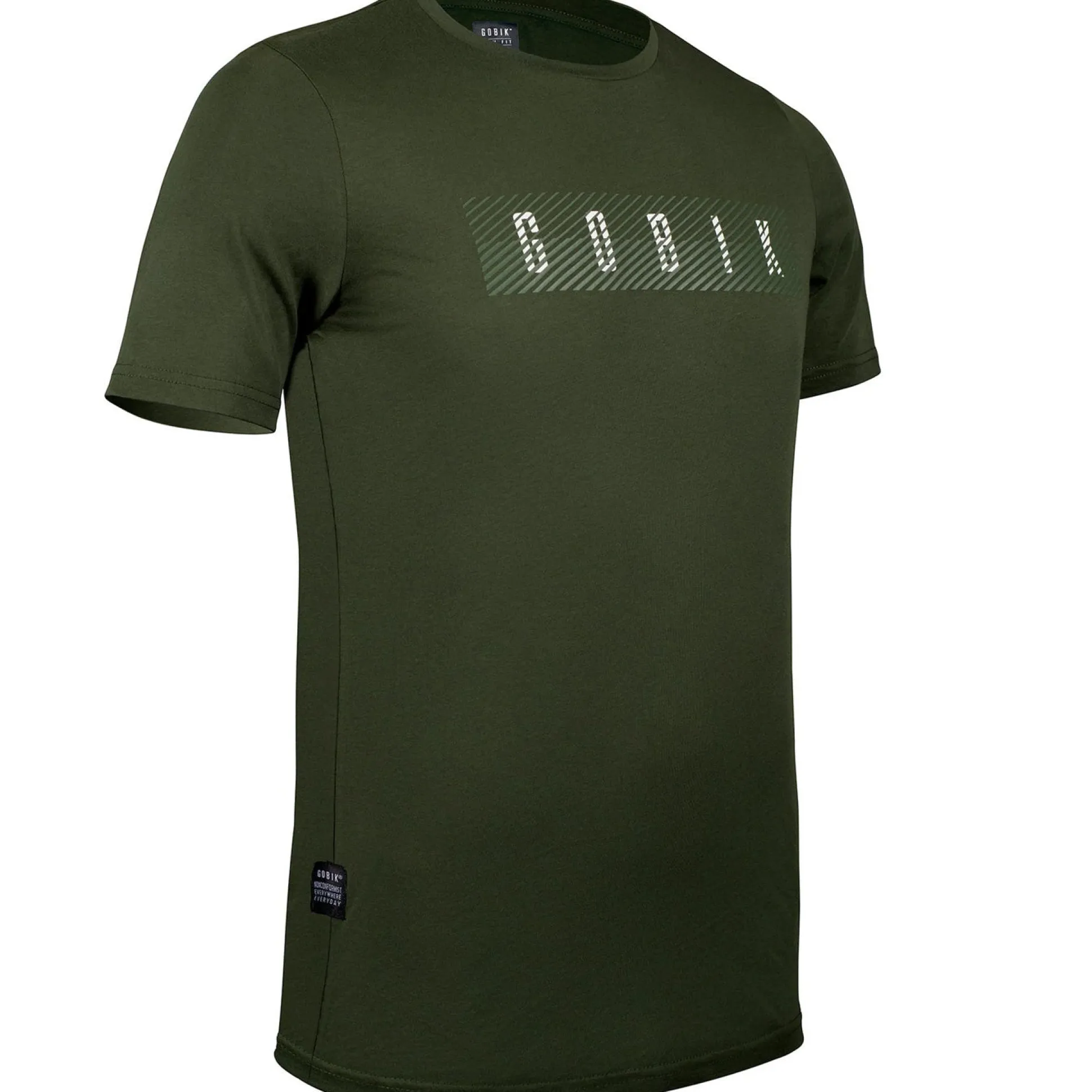 T-Shirt Gobik Overlines - Verde