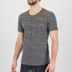 T-Shirt Karpos Tremalzo - Grigio arancio