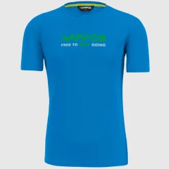 T-Shirt Karpos Val Federia - Blu