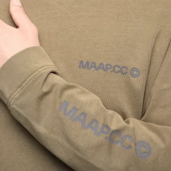 T-shirt maniche lunghe Maap Essentials CC - Verde