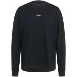 T-Shirt maniche lunghe Rapha Cotton - Nero