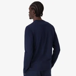 T-Shirt maniche lunghe Rapha Cotton - Blu