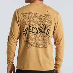 T-Shirt maniche lunghe Specialized Warped - Oro