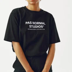 T-Shirt Pas Normal Studios Off-Race Logo - Nero