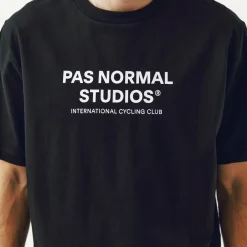 T-Shirt Pas Normal Studios Off-Race Logo - Nero