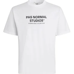 T-Shirt Pas Normal Studios Off-Race Logo - Bianco